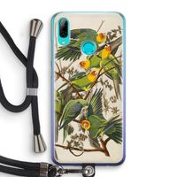 Carolinaparkiet: Huawei P Smart (2019) Transparant Hoesje met koord