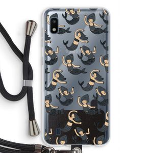 Zeemeermin: Samsung Galaxy A10 Transparant Hoesje met koord