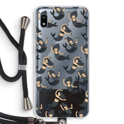 Zeemeermin: Samsung Galaxy A10 Transparant Hoesje met koord
