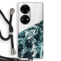 Zee golf: Huawei P50 Pro Transparant Hoesje met koord