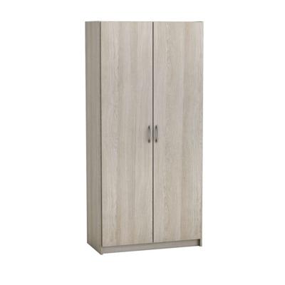 Leen Bakker - Kast Multifunctioneel - Eikenkleur - 169,5x79,7x41,4 Cm - Spaanplaat - Beige - 41.4x79.7x169.5 Cm