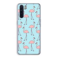 Anything Flamingoes: Oppo A91 Transparant Hoesje
