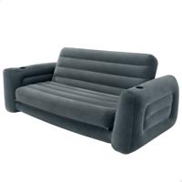 Opblaasbaar Sofabed Intex Pull-Out 203 x 66 x 224 cm Grijs