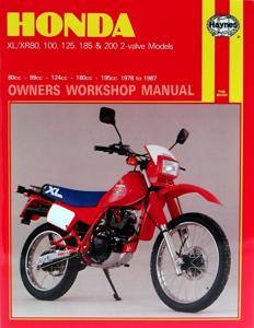 Honda XL/XR 80, 100, 125, 185 & 200 2-valve Models (78 - 87) 0566
