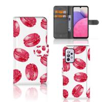 Samsung Galaxy A33 5G | Book Cover | Pink Macarons
