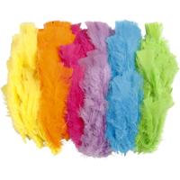 Creativ Company Veren, l: 11-17 cm, diverse kleuren, 144 bol/ 1 doos