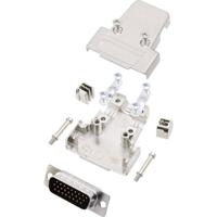 encitech TRI-M-15-HDP26-K 6355-0058-02 D-sub male connectorset 180 ° Aantal polen: 26 Soldeerkelk 1 set(s)