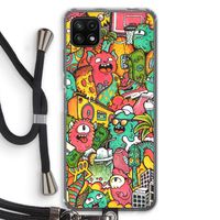 Vexx City: Samsung Galaxy A22 5G Transparant Hoesje met koord