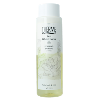 Zen white lotus foaming bath oil 400 Milliliter