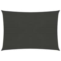 VidaXL Zonnezeil 160 g/m² 4x5 m hdpe antracietkleurig