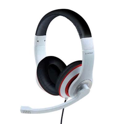 Hoofdtelefoon met microfoon GEMBIRD MHS-03-WTRDBK Wit