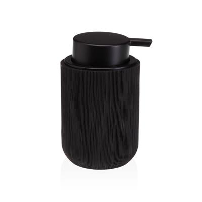 Zeepdispenser Versa Zwart Hars ABS 8 x 13 x 8 cm