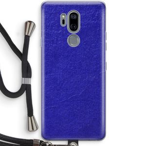 Majorelle Blue: LG G7 Thinq Transparant Hoesje met koord