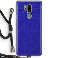 Majorelle Blue: LG G7 Thinq Transparant Hoesje met koord