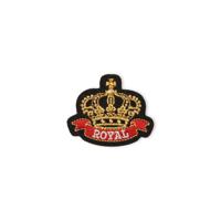 Prym Applicatie Kroon ROYAL zwart/rood/goud - thumbnail