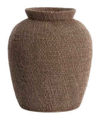 Light & Living Vaas 'Vendie' 47cm, kleur Bruin