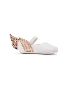 Sophia Webster Mini ballerines Evangeline à appliques ailes - Blanc