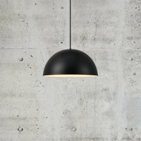 Hanglamp zwart Nordlux 'Ellen 30' metaal E27 fitting 300mm - thumbnail