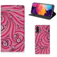 Samsung Galaxy A50 | Bookcase | Swirl Pink