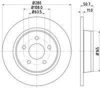 Remschijf 8DD355118211