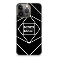 Negenduust geometrisch: iPhone 13 Pro Transparant Hoesje