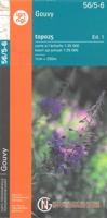 Wandelkaart - Topografische kaart 56/5-6 Topo25 Gouvy | NGI - Nationaal Geografisch Instituut Wandelkaart - Topografische kaart 56/5-6 Topo25 Gouvy | NGI - Nationaal Geografisch Instituut