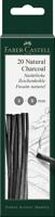 Faber Castell fc-129198 houtskool pitt monochrome 3-6 mm Faber Castell fc-129198 houtskool pitt monochrome 3-6 mm