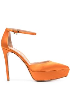 Gianvito Rossi escarpins en cuir à plateforme 120 mm - Orange