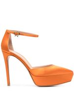 Gianvito Rossi escarpins en cuir à plateforme 120 mm - Orange