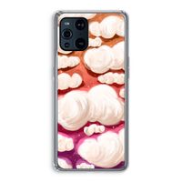 Katoen Wolken: Oppo Find X3 Pro Transparant Hoesje
