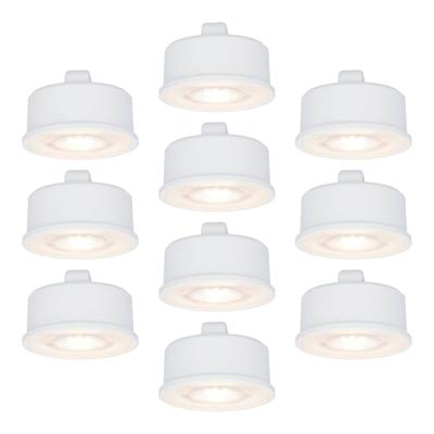 10x LED Module - Dimbaar - 3.8W 270lm - 4000K neutraal wit - Vervangt 50 Watt - GU10 fitting - Plat - Universele fitting