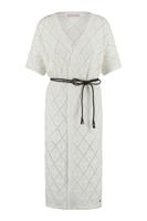 Asha ajour cardigan - black - 08525