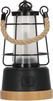 Brennenstuhl Oplaadbare campinglamp CAL 1 met henneptouw en bamboevoet ledlamp - thumbnail