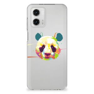 Motorola Moto G73 Telefoonhoesje met Naam Panda Color