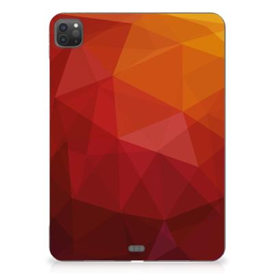 Back Cover voor iPad Pro 11 (2024) Polygon Red Back Cover voor iPad Pro 11 (2024) Polygon Red