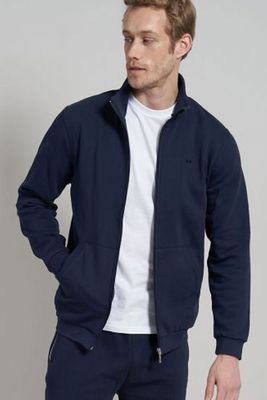 Gotzburg Vest met rits blauw