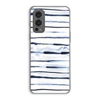 Ink Stripes: OnePlus Nord 2 5G Transparant Hoesje