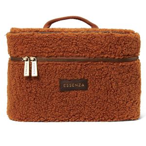 Essenza Beauty Case Tracy Teddy Leather Brown