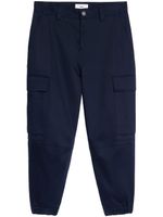 AMI Paris pantalon droit à poches cargo - Bleu