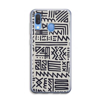 Marrakech print: Samsung Galaxy A40 Transparant Hoesje