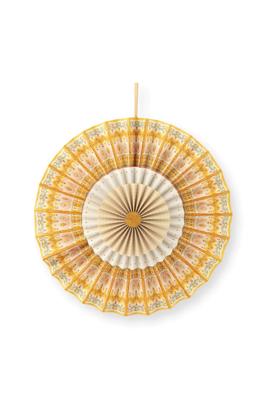 Pip Studio Rosettenpapier Geel 40cm