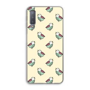 Vogeltjes: Samsung Galaxy A7 (2018) Transparant Hoesje