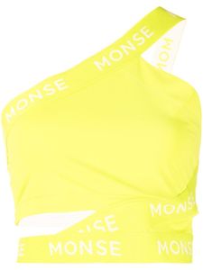 Monse haut crop à logo imprimé - Vert