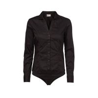 VERO MODA body met biologisch katoen zwart - thumbnail