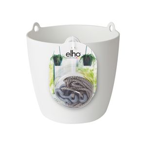 elho brussels hanging basket 18cm Binnen Plantenmand Ophanging Polypropyleen (PP) Wit