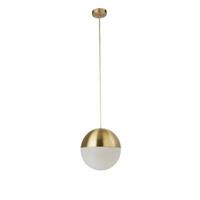 Searchlight Ø 25cm hanglampEndor 25cm goud met wit - 24181SB