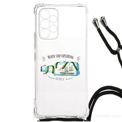 Samsung Galaxy A53 Stevig | Bumper Hoesje | Boho Bottle