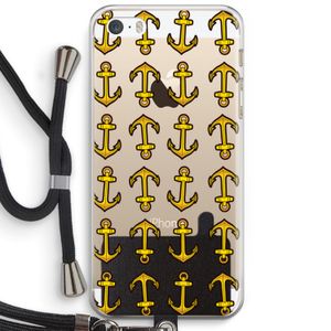 Musketon Anchor: iPhone 5 / 5S / SE Transparant Hoesje met koord