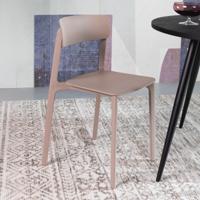 ZILT Eetkamerstoel 'Hassani' kleur Lichtbruin