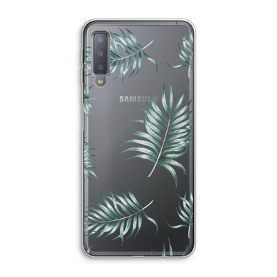 Simple leaves: Samsung Galaxy A7 (2018) Transparant Hoesje